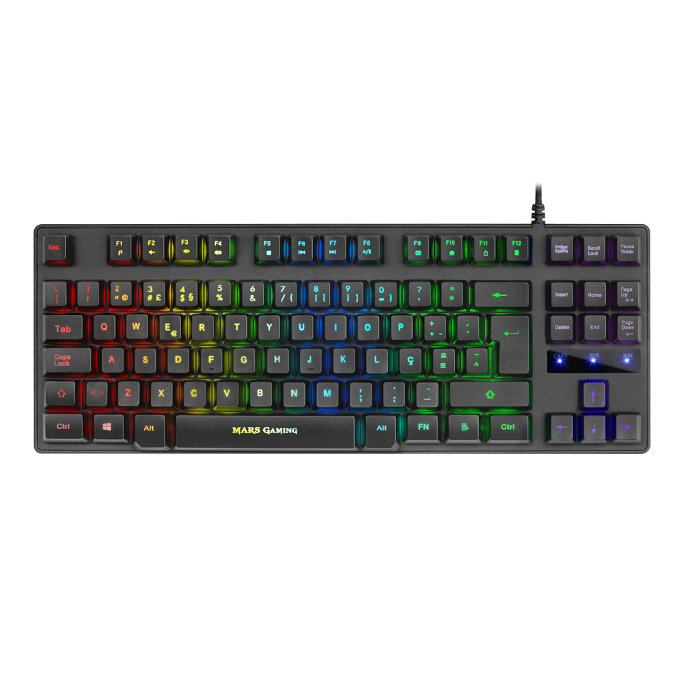 Teclado MARSGAMING Compact TKL H-MEC, Portugues - MKTKLPT (MKTKLPT)