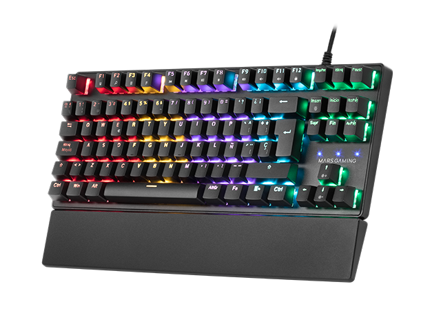 Teclado mecánico MARSGAMING Compact TKL, Outemu SQ Red, portugués - MKXTKLRPT (MKXTKLRPT)