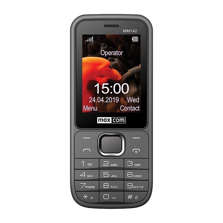 Maxcom Classic MM142 2.4" Dual SIM 2G Gray Mobile Phone