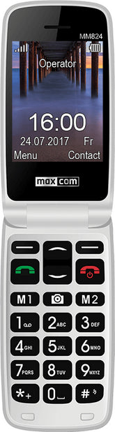 Maxcom Comfort Teléfono Móvil MM824 2.4" Single SIM 2G Negro