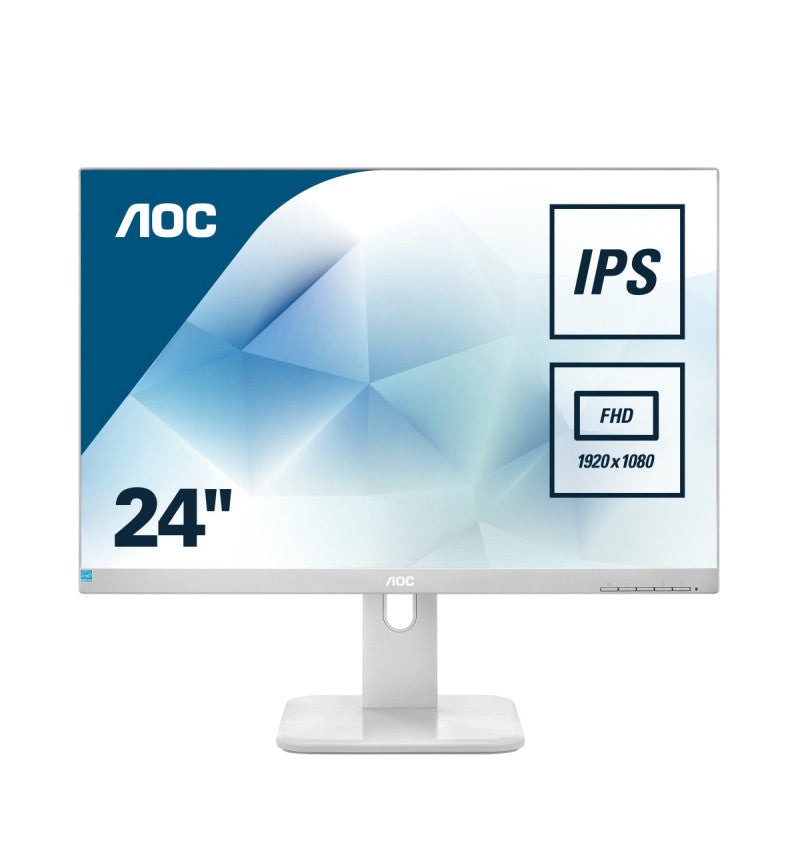 AOC 24P1/GR - Monitor LED - 23.8" - 1920 x 1080 Full HD (1080p) @ 60 Hz - IPS - 250 cd/m² - 1000:1 - 5 ms - HDMI, DVI, DisplayPort, VGA - altifalantes (24P1/GR)