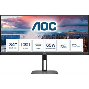 Nuevo caza WQHD de 34" / VA / HAS / USB-C (U34V5C/BK)