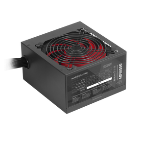 Fuente de comida FUENTE MARS GAMING MPIII 550W, 85% EF, SMD, CABLES NEGROS, SILENCIOSA, 5 AÑOS DE GARANTÍA (MPIII550)