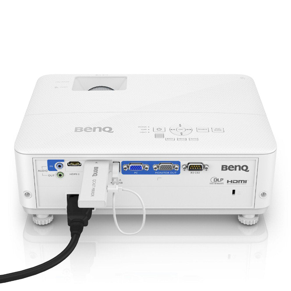 BenQ MU613 - DLP projector - portable - 3D - 4000 ANSI lumens - WUXGA (1920 x 1200) - 16:10 - 1080p