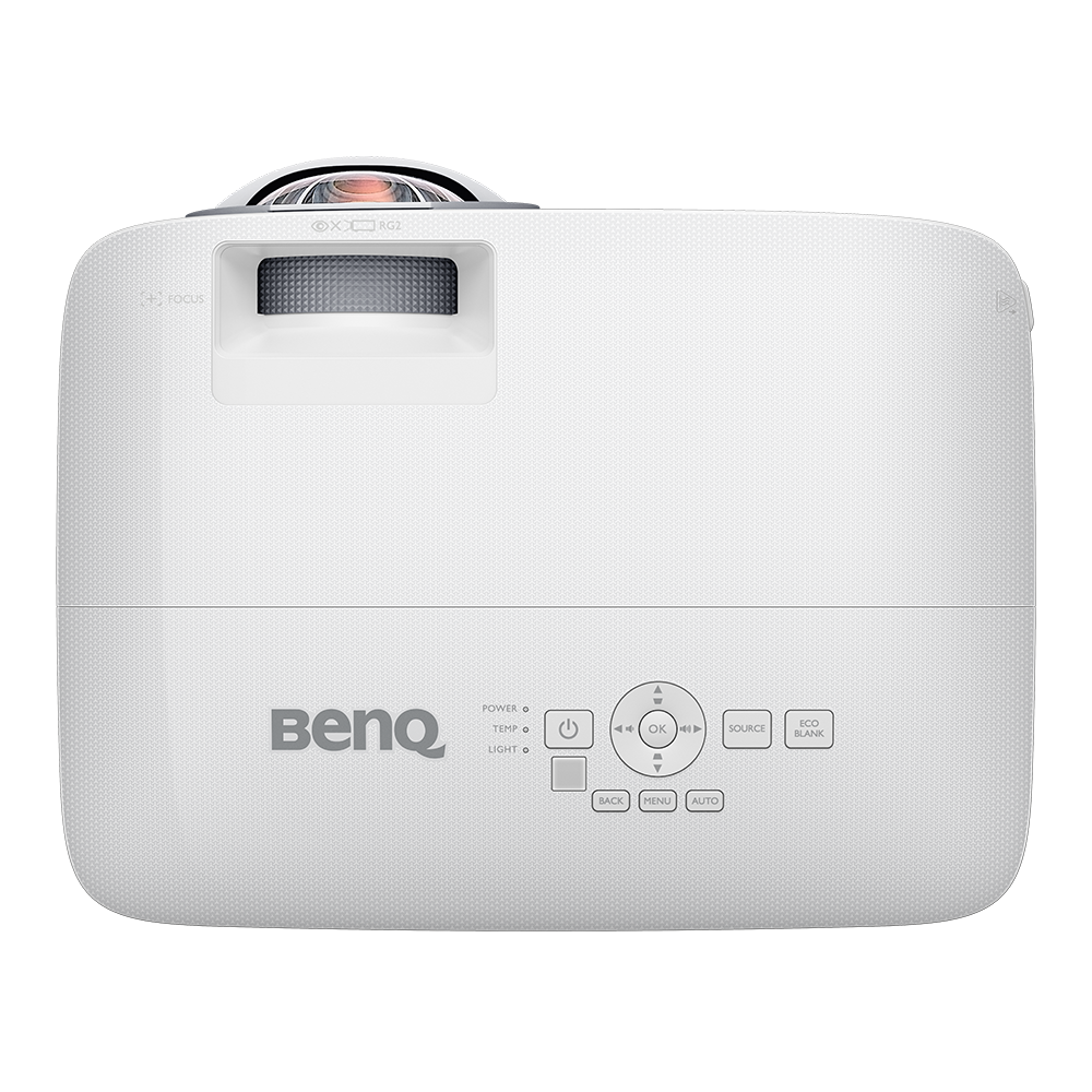 BenQ MX825STH - Projector DLP - portátil - 3500 lumens ANSI - XGA (1024 x 768) - 4:3 - lentes fixas de projeção de curta distância - LAN