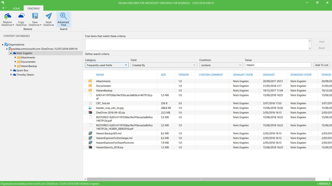 Veeam Backup para Microsoft 365 - 10 a 500 Licenças - 1, 3 ou 5 Anos