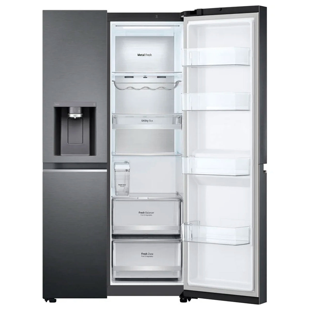 LG REFRIGERATOR SIDE BY SYDE 635 LITERS GSLV91MCAD