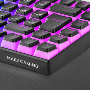 MARS GAMING MKCLOUD BLACK RGB MECHANICAL 75% KEYBOARD, 3XMODE, BLUE, US+PORTUGUESE (MKCLOUDBPT)