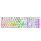 Teclado MARS GAMING MK422 MECHANICAL KEYBOARD, ANTI-DUST BLUE, FRGB, WHITE, PORTUGUESE (MK422WBPT)