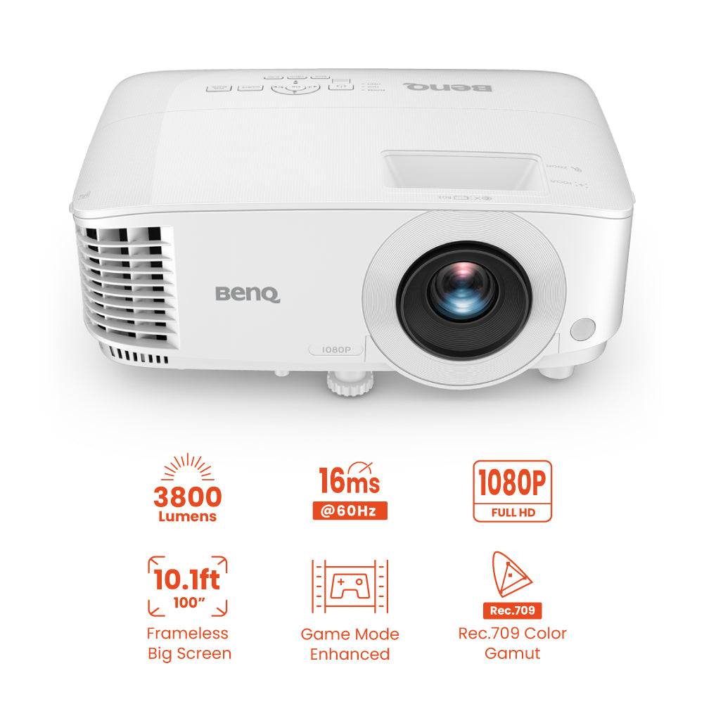 BenQ TH575 - Projector DLP - portátil - 3D - 3800 lumens ANSI - Full HD (1920 x 1080) - 16:9 - 1080p