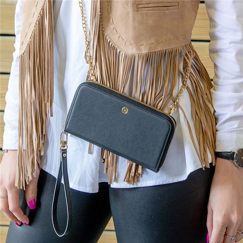 BOLSO CARTERA SMARTPHONE NEGRO