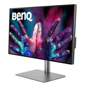 BenQ DesignVue PD3220U - LED Display - 32" (31.5" viewable) - 3840 x 2160 4K @ 60 Hz - IPS - 350 cd/m² - 1000:1 - HDR10 - 5 ms - 2xThunderbolt 3, 2xHDMI, DisplayPort, USB-C - speakers - gray, black