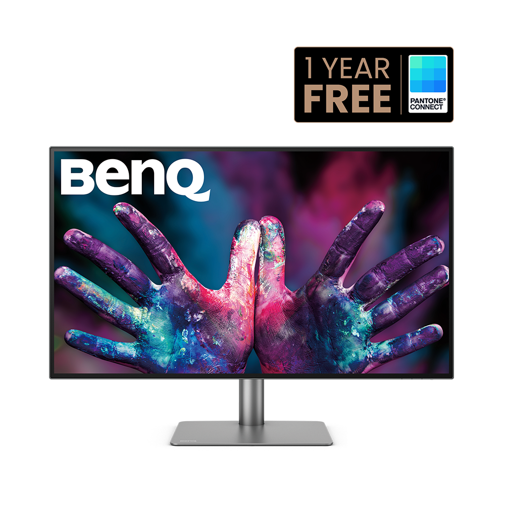 BenQ DesignVue PD3220U - Pantalla LED - 32" (31,5" visibles) - 3840 x 2160 4K @ 60 Hz - IPS - 350 cd/m² - 1000:1 - HDR10 - 5 ms - 2xThunderbolt 3, 2xHDMI, DisplayPort, USB-C - altavoces - gris, negro