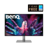 BenQ DesignVue PD3220U - Pantalla LED - 32" (31,5" visibles) - 3840 x 2160 4K @ 60 Hz - IPS - 350 cd/m² - 1000:1 - HDR10 - 5 ms - 2xThunderbolt 3, 2xHDMI, DisplayPort, USB-C - altavoces - gris, negro