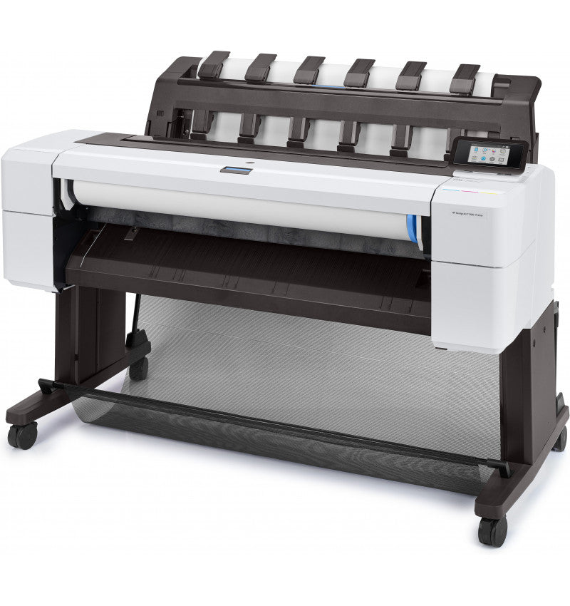HP DesignJet T1600 - Impresora de gran formato de 36" - Color - Inyección de tinta - Rollo (91,4 cm x 91,4 m), 914 x 1219 mm - 2400 x 1200 ppp - hasta 3 ppm (mono) / hasta 3 ppm (color) - capacidad : 1 rollo - Gigabit LAN - cortador