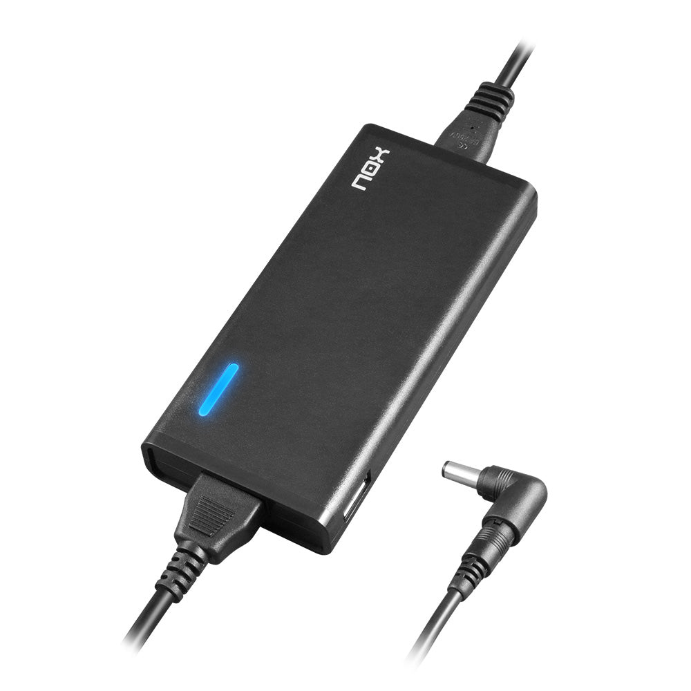 Nox Notebook Slim Power Adapter 65W USB Charger (NXPWR65NB)