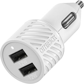 OTTERBOX CAR CHARGER 24W 2 X CABL