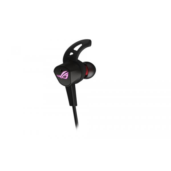 ASUS ROG Cetra II - In-ear headphones with microphone - in-ear - with cable - active noise canceling - USB-C - black