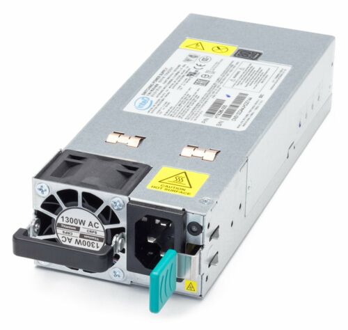 Intel - Power Supply - Hot Plug/Redundant (Plug-in Module) - 80 PLUS Titanium - 1300 Watt (AXX1300TCRPS)