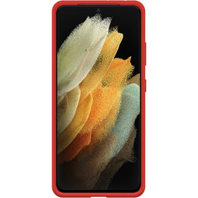 REACT GALAXY S21 ULTRA TRANSPARENTE/ROJO