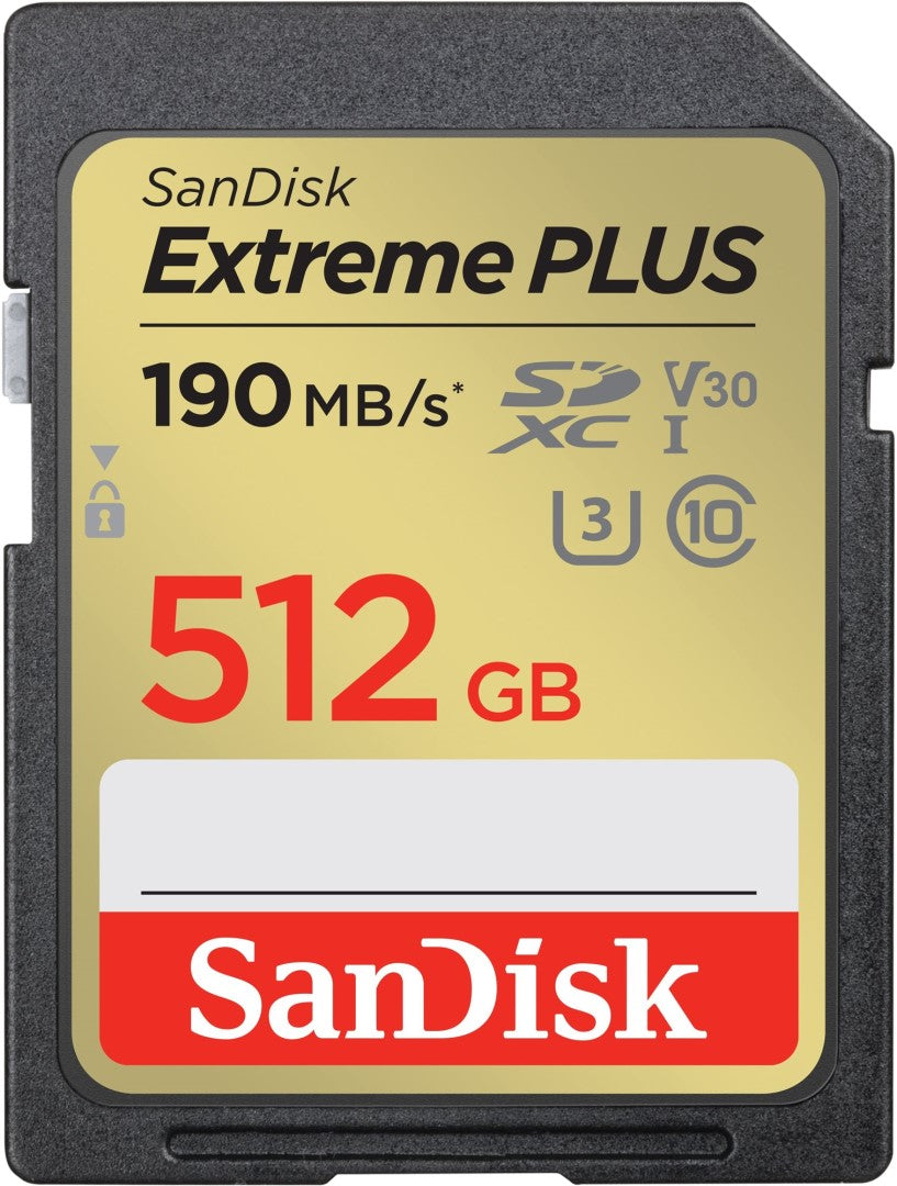 Extreme PLUS 512 GB SDXC 190 MB/s UHS-I