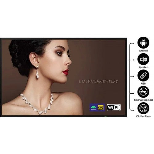 BenQ ST4301K - 43" Classe Diagonal Smart Signage Series ecrã LCD com luz de fundo LED - sinalização digital - 4K UHD (2160p) 3840 x 2160 - LED de iluminação directa