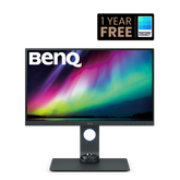 BenQ SW270C - Serie SW - Monitor LED - 27" - 2560 x 1440 WQHD @ 60 Hz - IPS - 300 cd/m² - 1000:1 - HDR10 - 5 ms - 2xHDMI, DisplayPort, USB-C - gris