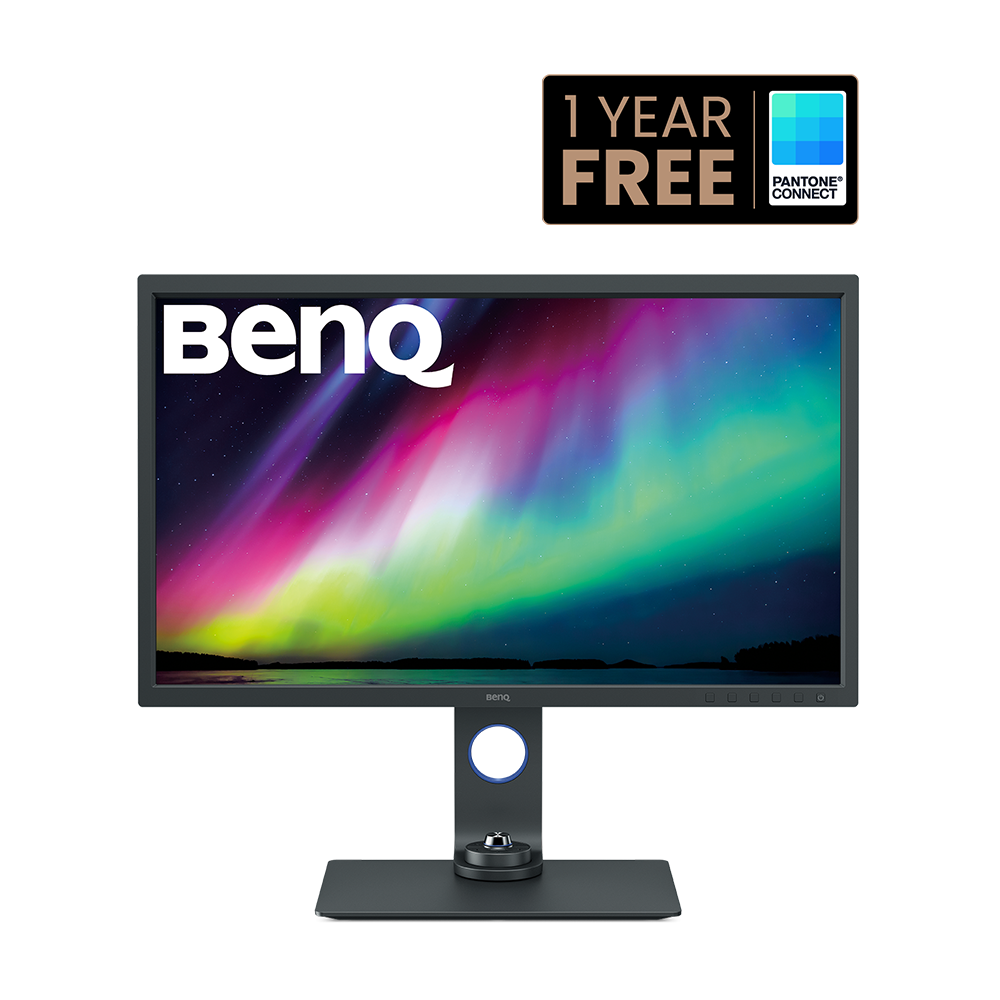 BenQ PhotoVue SW321C - LED Display - 32" - 3840 x 2160 4K UHD (2160p) @ 60 Hz - IPS - 250 cd/m² - 1000:1 - HDR10 - 5 ms - 2xHDMI, DisplayPort, USB-C - gray