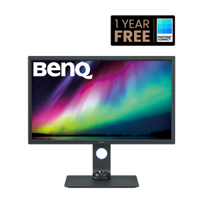 BenQ PhotoVue SW321C - Monitor LED - 32" - 3840 x 2160 4K UHD (2160p) @ 60 Hz - IPS - 250 cd/m² - 1000:1 - HDR10 - 5 ms - 2xHDMI, DisplayPort, USB-C - cinza