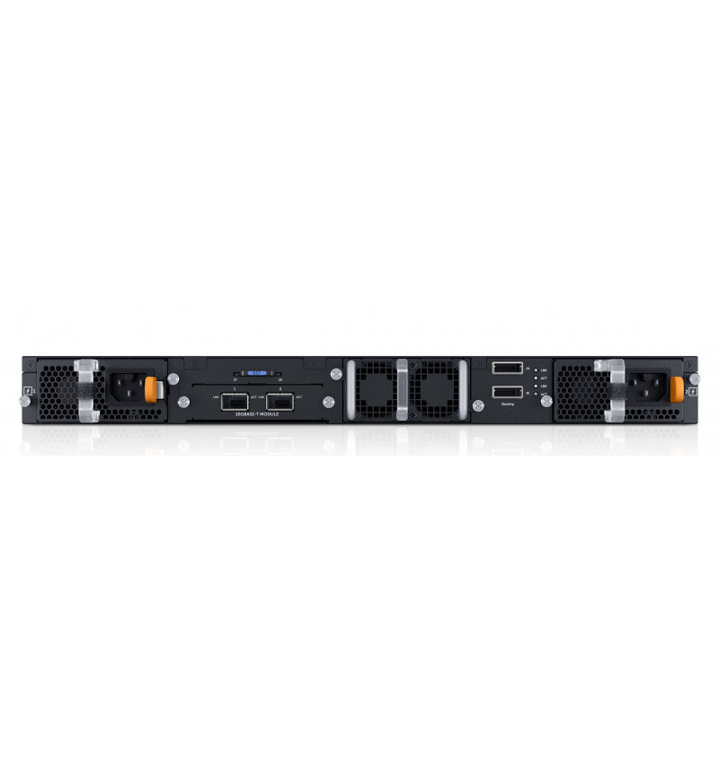 Dell Networking S3124P - Switch - L3 - Managed - 24 x 10/100/1000 (PoE+) + 2 x 10 Gigabit SFP+ + 2 x Gigabit SFP combo - front to back airflow - rail mountable - PoE+ (30.8 W) - with 1 Year Pro Support with Onsite Service in Di