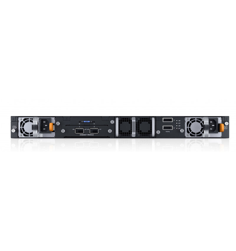 Dell Networking S3148 - Switch - L3 - Managed - 48 x 10/100/1000 + 2 x 10 Gigabit SFP+ + 2 x Gigabit SFP combo - front to back airflow - rail mountable - Dell Smart Value