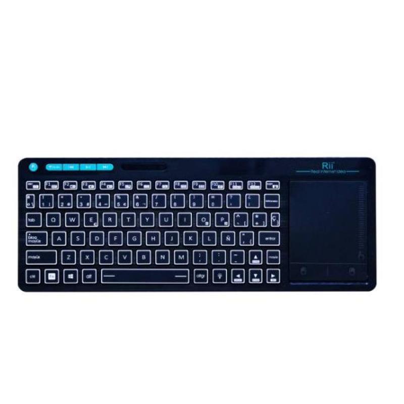 Keyboard dual backlit touchpad