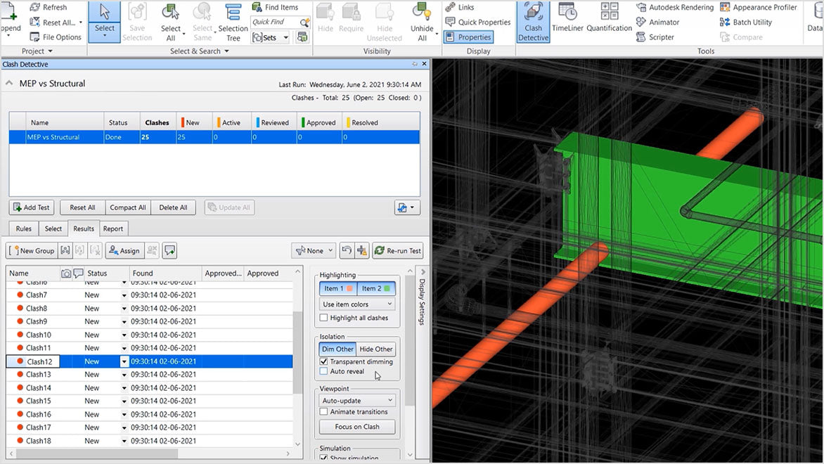 Navisworks Simulate - Trienal