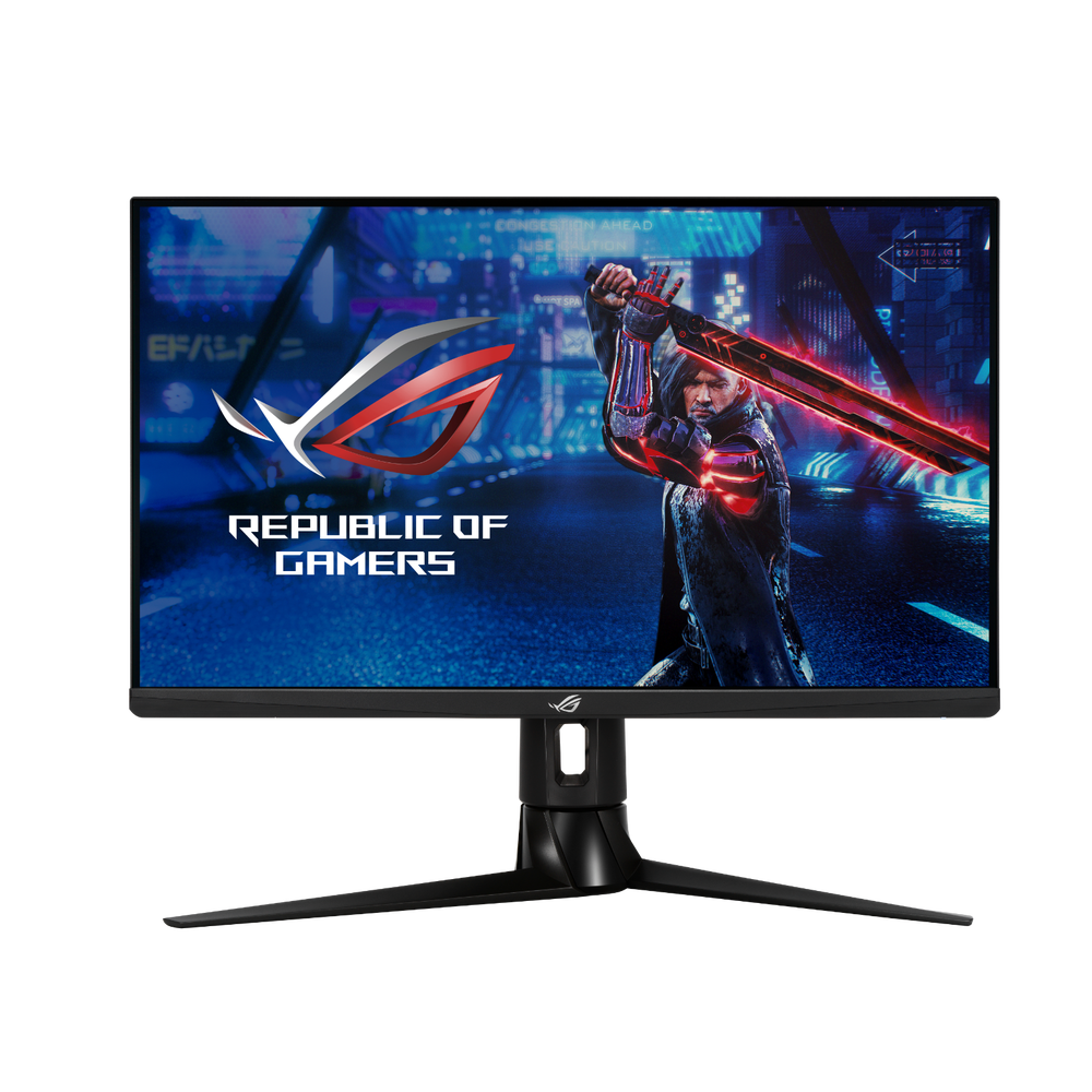 ASUS ROG Strix XG27AQM - LED monitor - gaming - 27" - 2560 x 1440 WQHD @ 144 Hz - IPS - 350 cd/m² - 1000:1 - DisplayHDR 400 - 0.5 ms - 2xHDMI, 2xDisplayPort - black