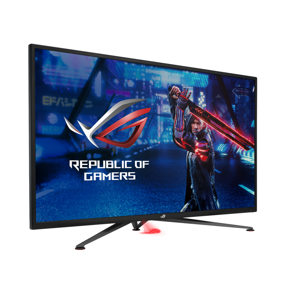 ASUS ROG Strix XG438QR - Monitor LED - gaming - 43" - 3840 x 2160 4K @ 120 Hz - VA - 450 cd/m² - 4000:1 - DisplayHDR 600 - 4 ms - 3xHDMI, DisplayPort - altifalantes - preto